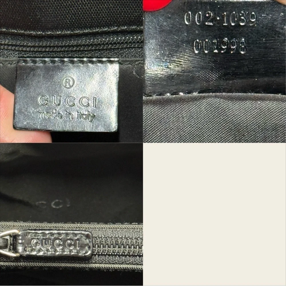Gucci vintage large black tote